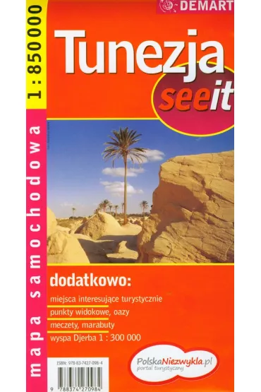 see it. Mapa samochodowa Tunezja 1:850 000