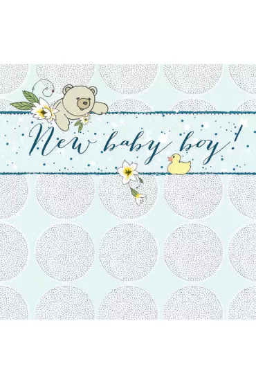 Clear Creations Karnet Swarovski kwadrat CL0220 Narodziny mi�