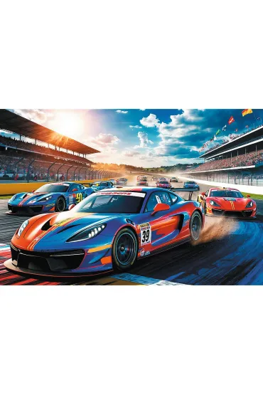 Puzzle 100 el. Szybka wy�cig�wka Trefl