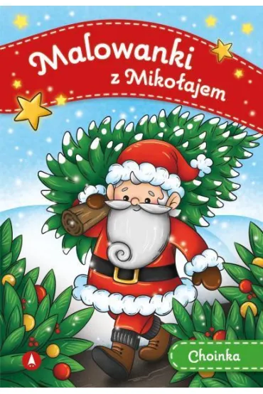 Pakiet: �wi�teczna przygoda elfa Tuptusia, Piotru� i Pami�� �wi�ta, Malowanki z Miko�ajem. Choinka, Zestaw kreatywny „Paint your own Santa Claus”