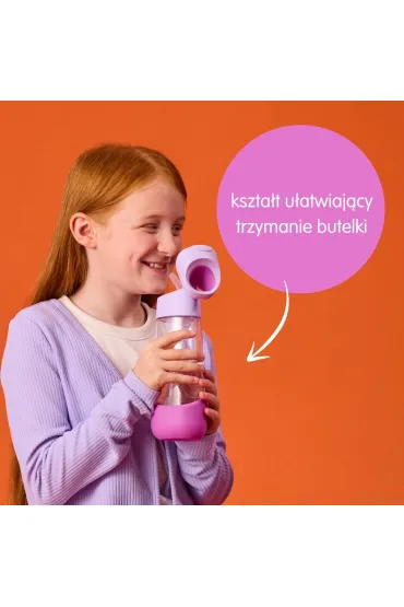 b.box Butelka na wod� tritanowa ze s�omk� Sugar Plum 600 ml