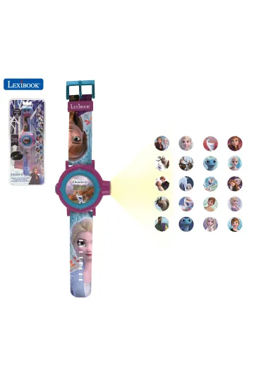 Lexibook-Apollo Zegarek projektor Frozen z 20 obrazami do wy�wietlenia DMW050FZ