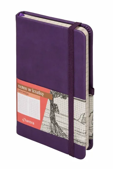 Antra Notes Secesja A7 w kratk� purpura