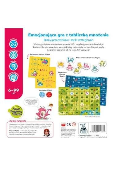 Gra Tabliczka mno�enia �aby czy Kraby Kapitan Nauka