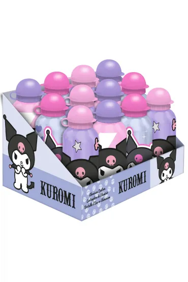Bidon 500ml aluminium Kuromi 1szt. mix wzor�w KU00007