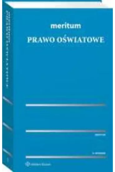 Meritum Prawo o�wiatowe (wyd. 5)