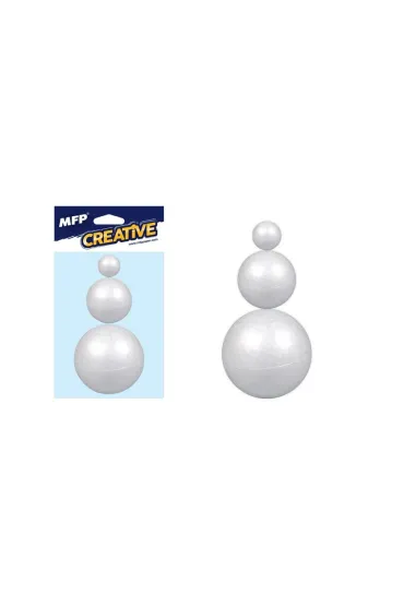 MFP Kula g�adka zestaw 2/4/6cm 3 szt.