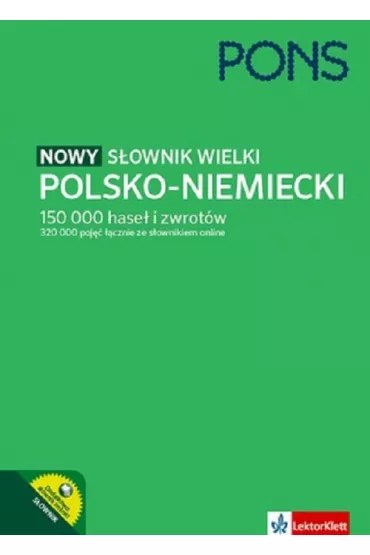 PONS Nowy s�ownik wielki polsko-niemiecki