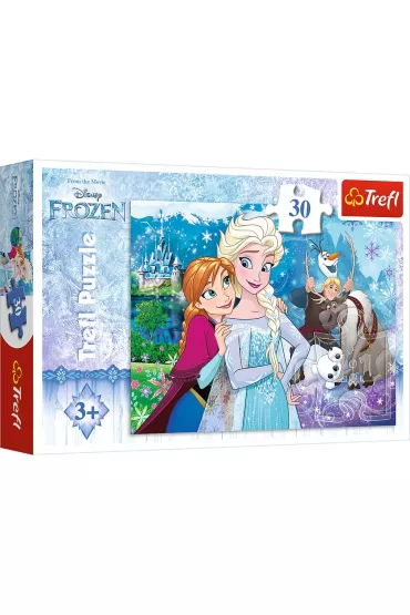 Puzzle 30 Uwolnij magi�. Frozen Trefl