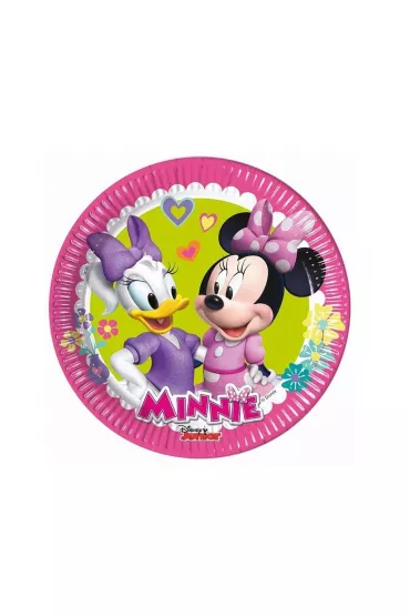 Procos Talerzyki papierowe Minnie Happy Helpers 20cm 8 szt.