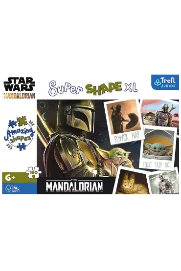Puzzle 160 el. Super Shape XL. Mandalorian Trefl