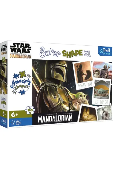 Puzzle 160 el. Super Shape XL. Mandalorian Trefl
