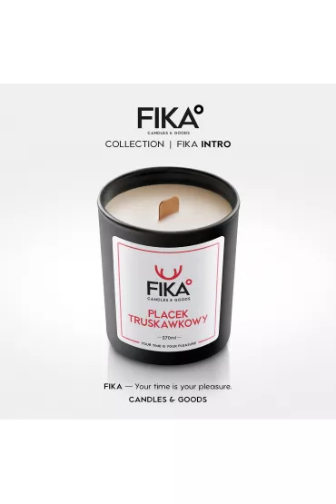 Fika Candles&Goods wieca sojowa - Placek truskawkowy 270 ml