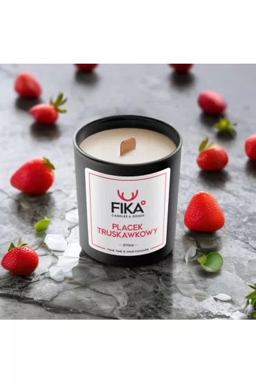 Fika Candles&Goods wieca sojowa - Placek truskawkowy 270 ml