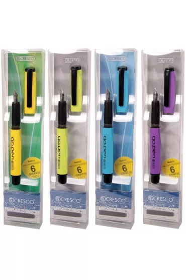 Cresco Pi�ro wieczne Go Pen Colors + 6 naboi mix