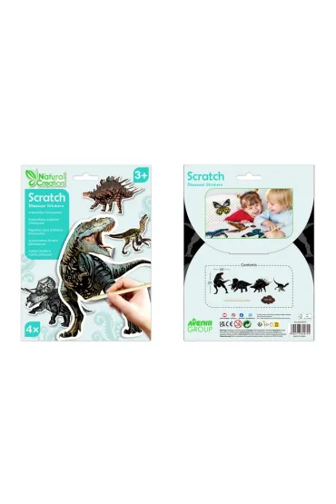 Avenir Naklejki do wydrapywania Dinozaury
