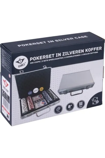 Zestaw do pokera - 200 szt Dice Chips Quint