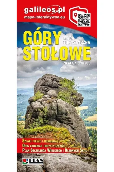 Mapa turystyczna - G�ry Sto�owe