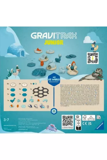 Gravitrax Junior - estaw uzupe�niaj�cy Lodowa... Ravensburger