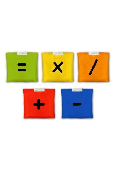 Woreczki gimnastyczne zestaw znaki matematyczne Akson