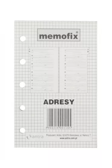 Antra Wk�ad do organizera MEM/M Adresy