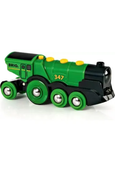 Lokomotywa klasyczna zielona 33593 Brio
