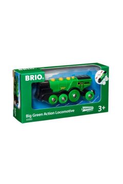 Lokomotywa klasyczna zielona 33593 Brio