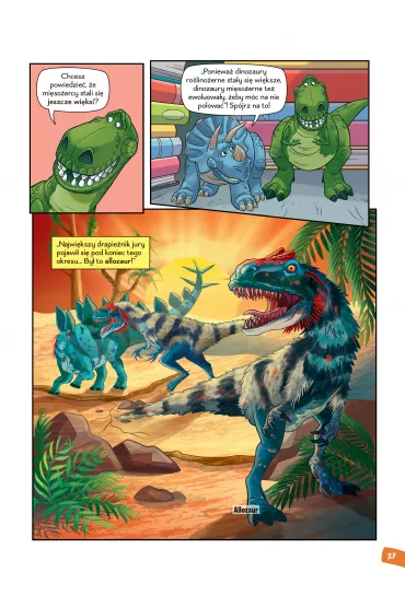 Czas gigant�w, czyli dinozaury jury. Nauka z komiksem. Era dinozaur�w. Tom 2 - Sara Storino, Jacopo Olivieri, Letizia Algeri, Andrea  Greppi, Benedetta Barone, Marco Colletti, Marco Forcelloni, Massimo Asaro, Stefano Broccoli