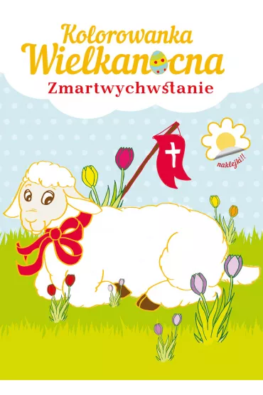 Kolorowanka wielkanocna. Zmartwychwstanie