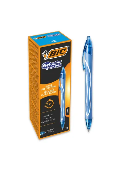 Paczka D�ugopis �elowy turkusowy BIC Intensity Quick Dry  12szt.