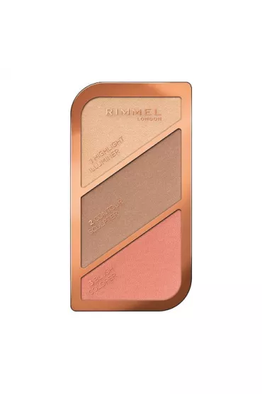 Rimmel Kate Sculpting Palette paletka do konturowania twarzy 002 Coral Glow 18.5 g
