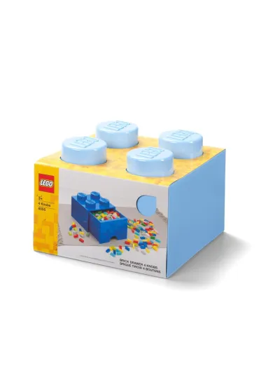 Szuflada klocek LEGO Brick 4 Jasnoniebieska