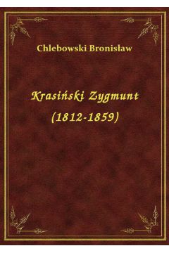 eBook Krasiski Zygmunt (1812-1859) mobi epub