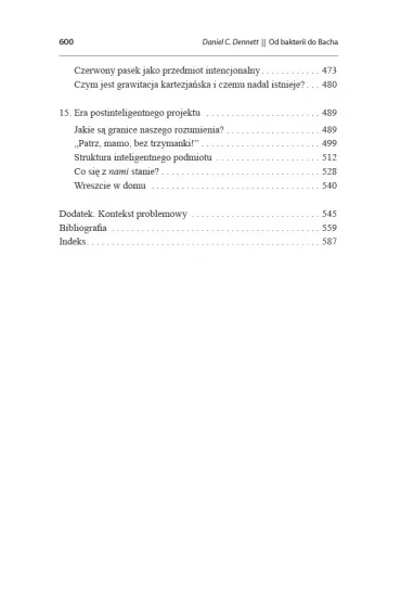 Od bakterii do Bacha. O ewolucji umysw - Marcin Mikowski, Daniel C. Dennett, Krystyna  Bielecka