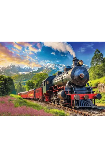 Puzzle 1000 el. Podr� poci�giem Trefl