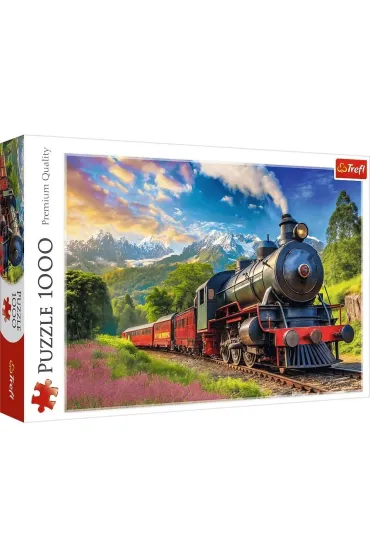 Puzzle 1000 el. Podr� poci�giem Trefl