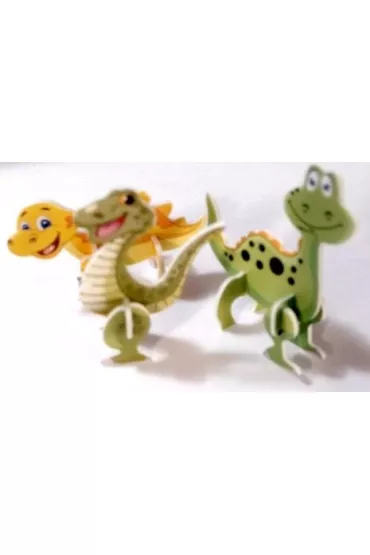 Puzzle Mini dinozaury do sk�adania mix 5 szt Galeria Hobby