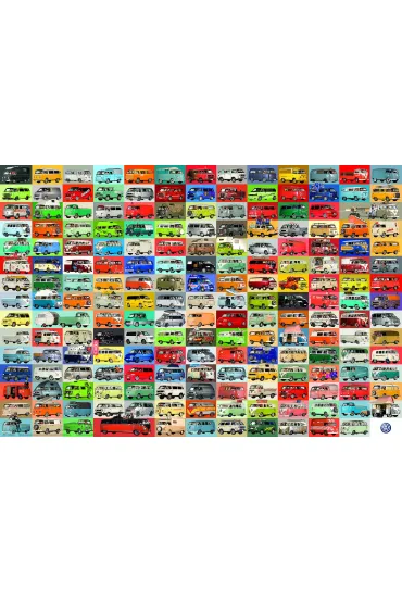 Puzzle 2000 el. The VW Groovy Bus Eurographics