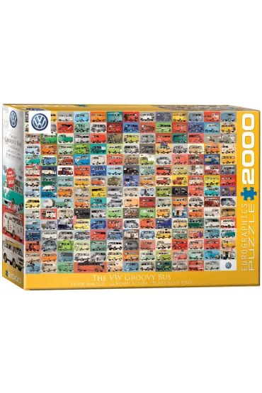 Puzzle 2000 el. The VW Groovy Bus Eurographics