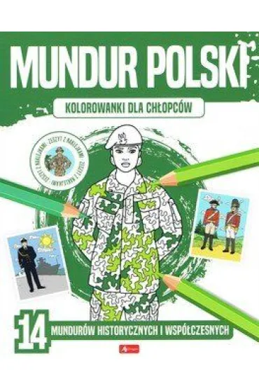 Kolorowanki dla ch�opc�w. Mundur polski