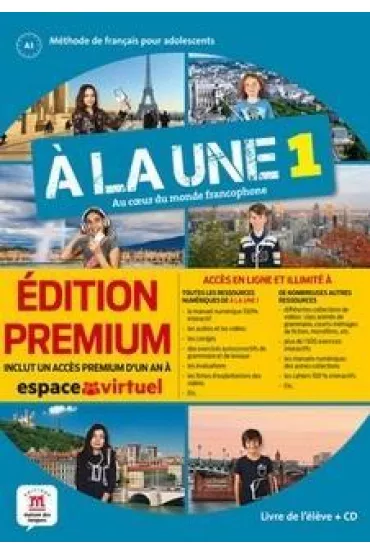 A la une 1. Podr�cznik. Edition premium
