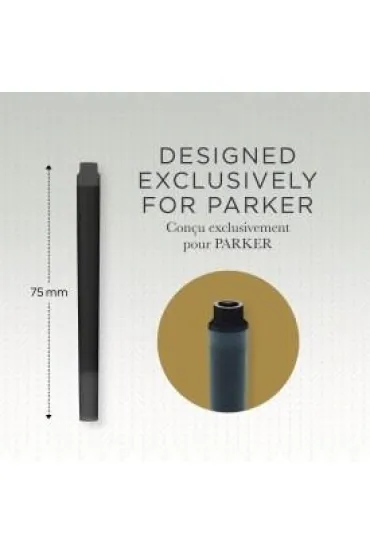 Parker Naboje do pi�ra czarne 5 szt.