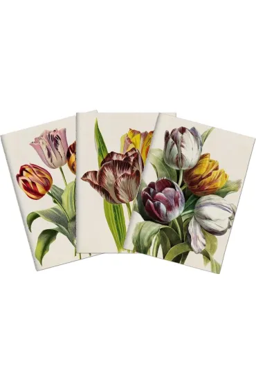 Skona Ting Stone 503 Zestaw 3 notatnik�w A6 - tulipany