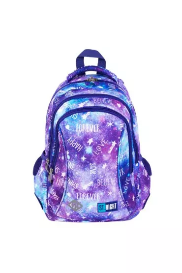 St. Majewski Plecak 3-komorowy BP26 Galaxy Girl