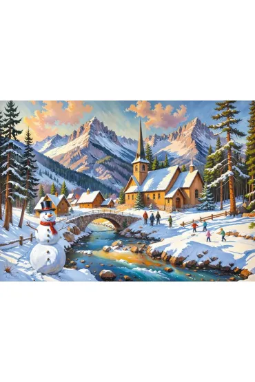 Puzzle 1000 el. Winter Wonderland 31278 CherryPazzi