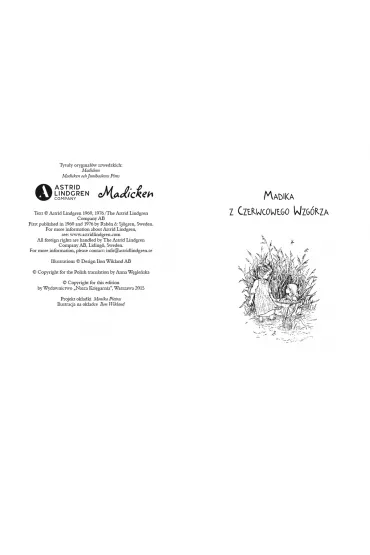 Przygody Madiki z Czerwcowego Wzg�rza - Astrid Lindgren