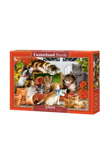 Puzzle 1500 el. Kittens Play Time Castorland
