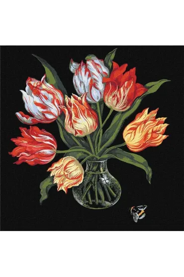 Ideyka Malowanie po numerach - Eleganckie tulipany 40x40cm