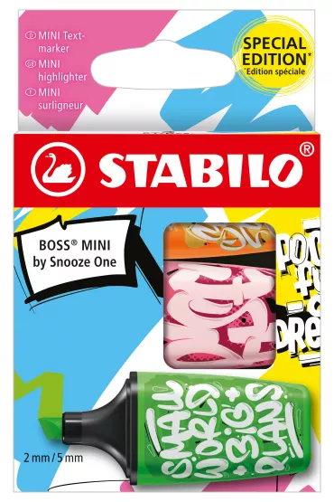 Zakre�lacz mini Boss STABILO 07/03-71 3 szt.