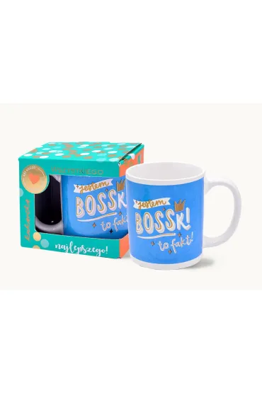 Kukartka Kubek premium Jestem bosski Q 1043
